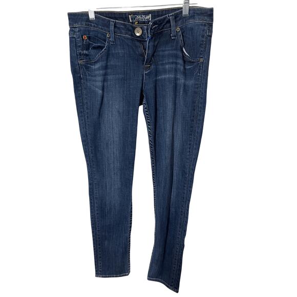 Hudson Women's Jeans Dark Wash Y2K Bootcut Straight Leg Relaxed Denim SZ 28 - Picture 1 of 7